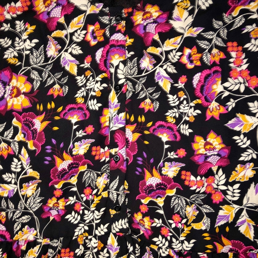 H&M Divided Bell Sleeve Floral Tunic Dress - Picture 5 of 8